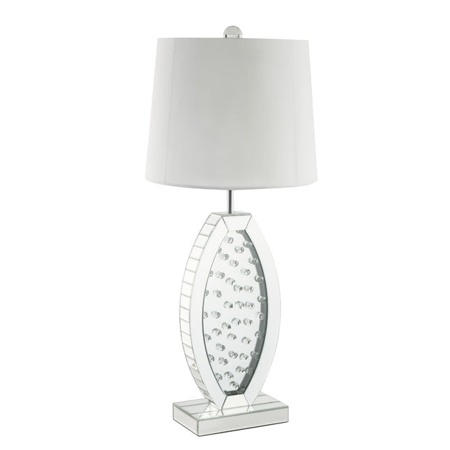 ACME 40215 Nysa Table Lamp, Mirrored & Faux Crystals