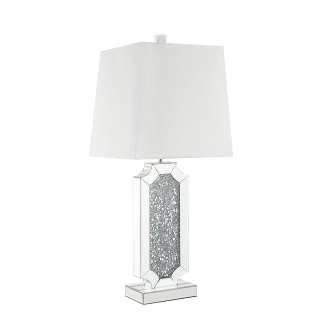 ACME 40216 Noralie Table Lamp, Mirrored & Faux Diamonds
