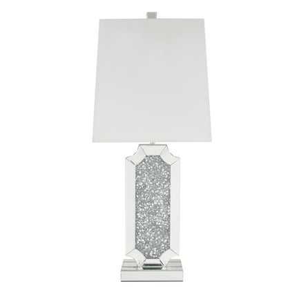 ACME 40216 Noralie Table Lamp, Mirrored & Faux Diamonds