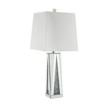ACME 40218 Noralie Table Lamp, Mirrored & Faux Diamonds