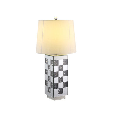ACME 40243 Noralie Table Lamp, Mirrored & Faux Diamonds ACME Furniture