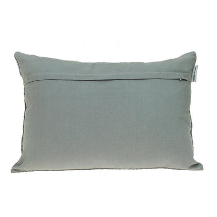 Shimmering Silver Beaded Luxury Throw Pillow HomeRoots