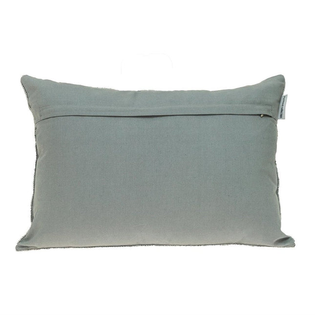 Shimmering Silver Beaded Luxury Throw Pillow HomeRoots