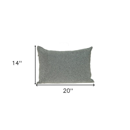 Shimmering Silver Beaded Luxury Throw Pillow HomeRoots