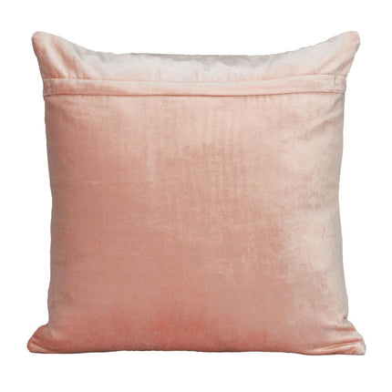 Tufted Diamonds Rose Gold Velvet Accent Pillow HomeRoots