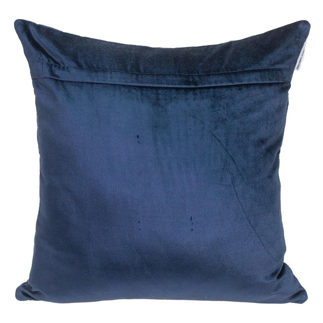 Tufted Diamond Navy Transitional Square Pillow HomeRoots