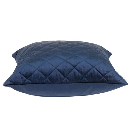 Tufted Diamond Navy Transitional Square Pillow HomeRoots