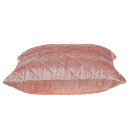 Tufted Diamond Pink Transitional Square Pillow HomeRoots