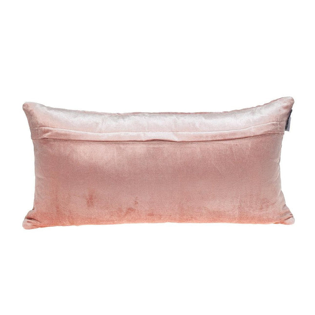 Tufted Diamond Pink Transitional Lumbar Pillow HomeRoots