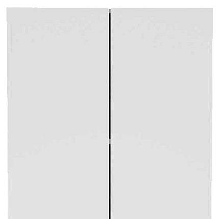 78" Modern White Pantry Cabinet with Two Full Size Doors HomeRoots