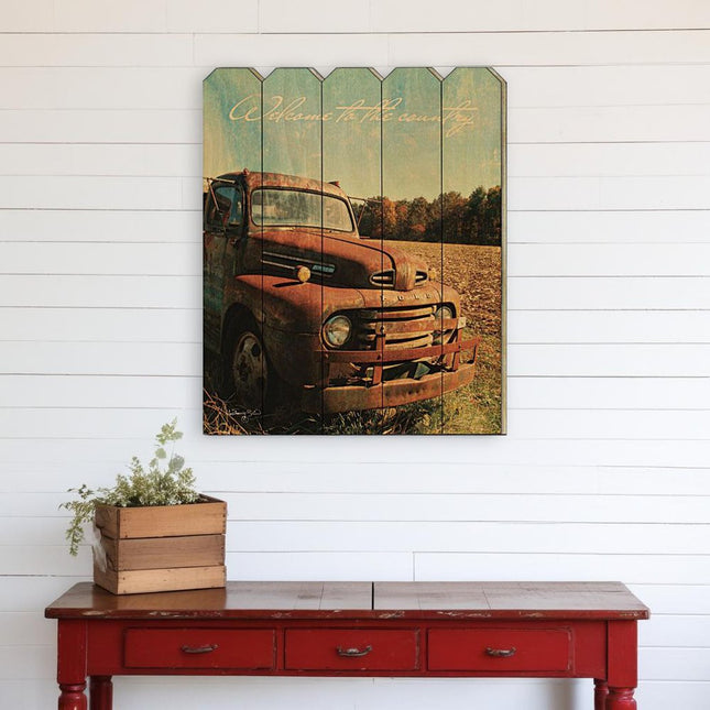 Welcome to the Country Unframed Print Wall Art HomeRoots