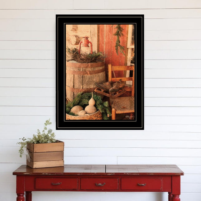 Vintage Skates 2 Black Framed Print Wall Art HomeRoots