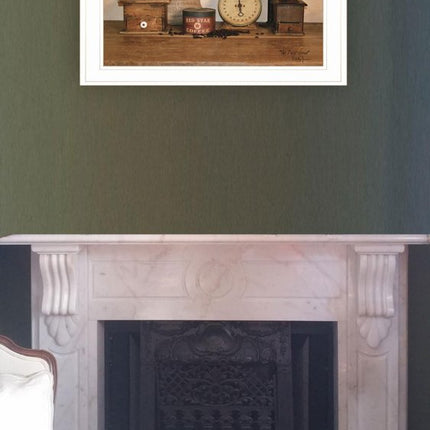 The Daily Grind 5 White Framed Print Wall Art HomeRoots