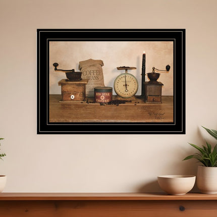 The Daily Grind 6 Black Framed Print Wall Art HomeRoots