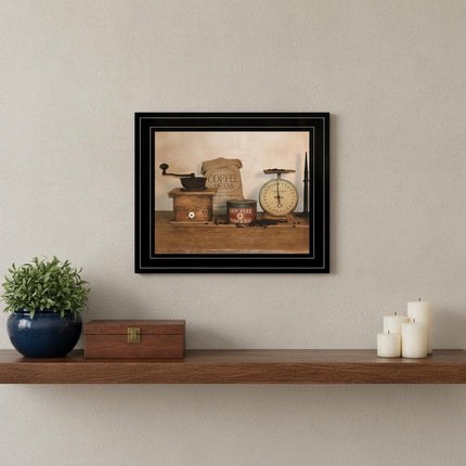 The Daily Grind 2 Black Framed Print Wall Art HomeRoots