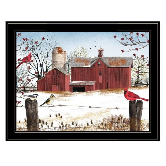Winter Friends 8 Black Framed Print Wall Art HomeRoots
