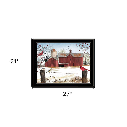 Winter Friends 8 Black Framed Print Wall Art HomeRoots
