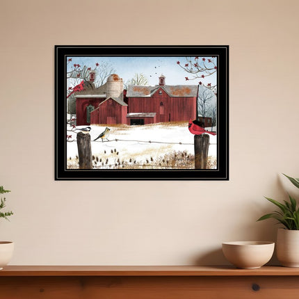 Winter Friends 8 Black Framed Print Wall Art HomeRoots