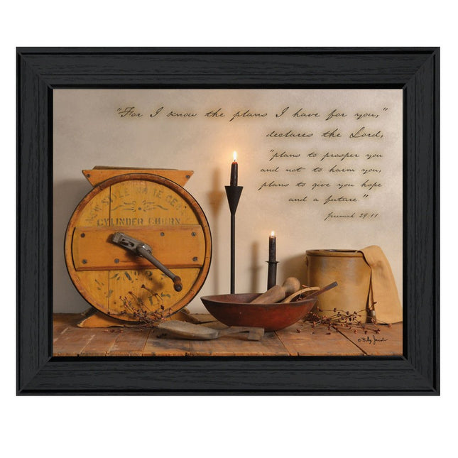 The Plans I have for You 2 Black Framed Print Wall Art HomeRoots