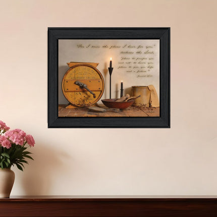 The Plans I have for You 2 Black Framed Print Wall Art HomeRoots