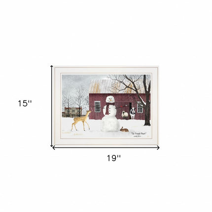The Friendly Beasts 2 White Framed Print Wall Art HomeRoots