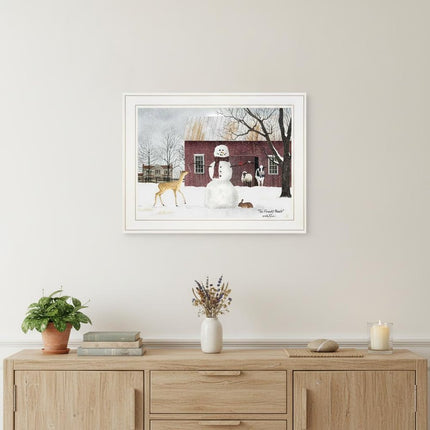 The Friendly Beasts 2 White Framed Print Wall Art HomeRoots