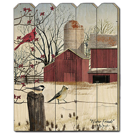 Winter Friends Unframed Print Wall Art HomeRoots