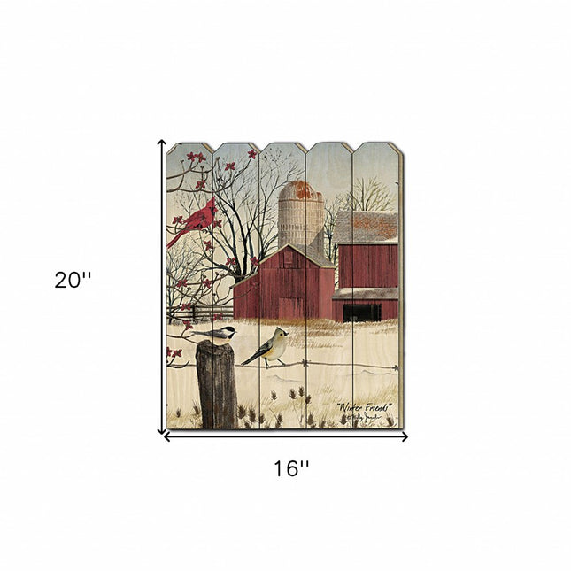 Winter Friends Unframed Print Wall Art HomeRoots