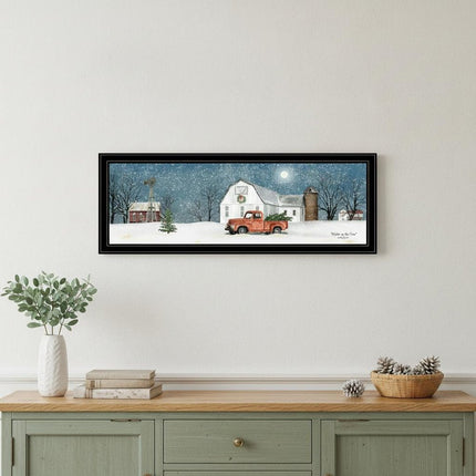 Winter on The Farm 4 Black Framed Print Wall Art HomeRoots