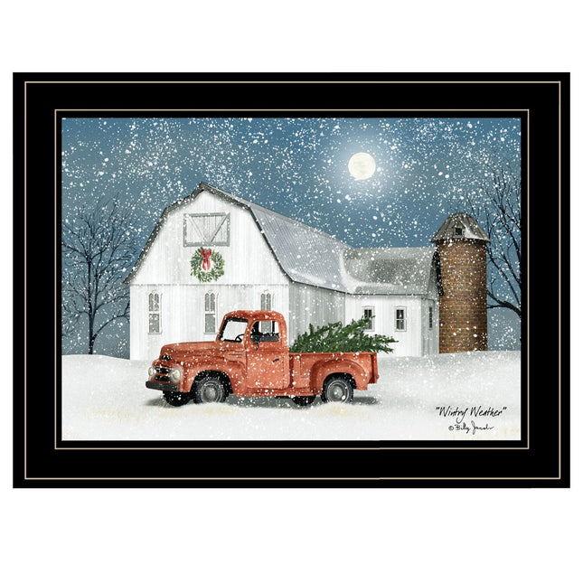 Wintry Weather 3 Black Framed Print Wall Art HomeRoots