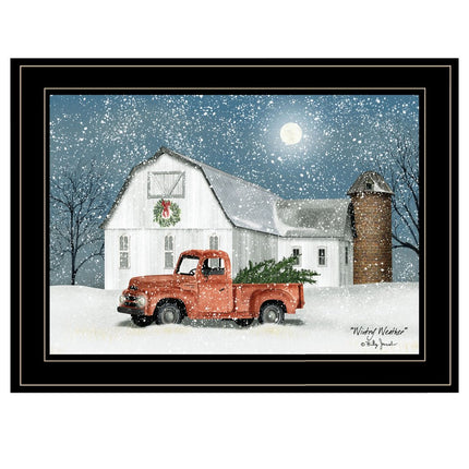 Wintry Weather 3 Black Framed Print Wall Art HomeRoots