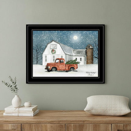 Wintry Weather 3 Black Framed Print Wall Art HomeRoots