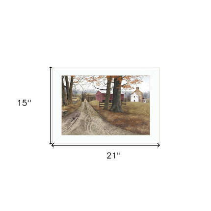 The Road Home 5 White Framed Print Wall Art HomeRoots