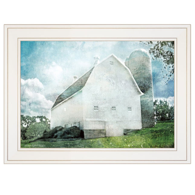 White Barn 1 White Framed Print Wall Art HomeRoots