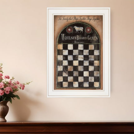 Woolsey Board Game 1 White Framed Print Wall Art HomeRoots