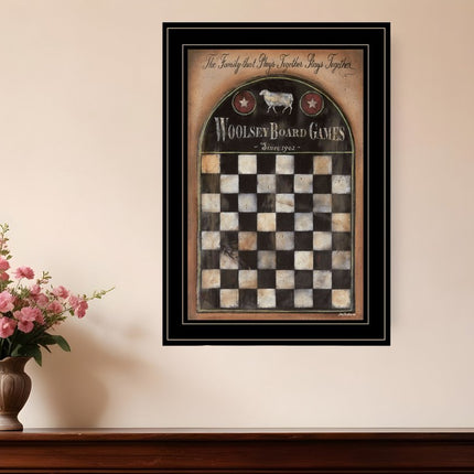 Woolsey Board Game 2 Black Framed Print Wall Art HomeRoots
