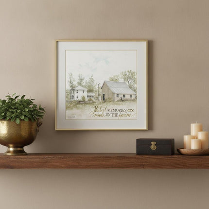 The Best Memories 2 White Framed Print Wall Art HomeRoots