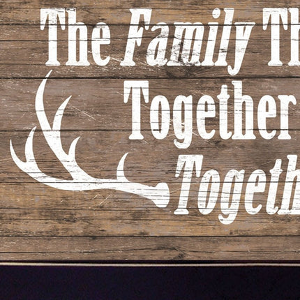 The Family that Hunts Black Framed Print Wall Art HomeRoots