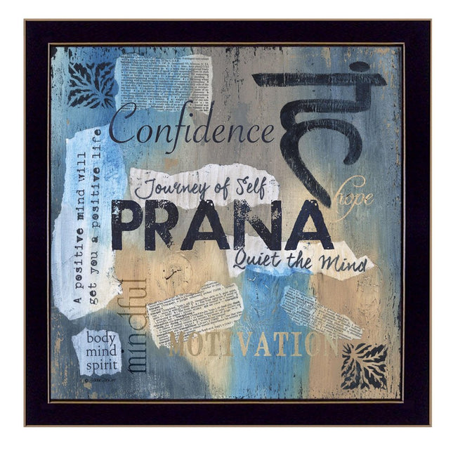 Yoga Series Prana Black Framed Print Wall Art HomeRoots