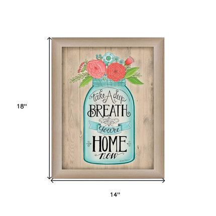 Youre Home Now Brown Framed Print Wall Art HomeRoots