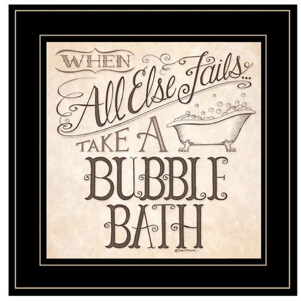 When All Else Fails 3 Black Framed Print Bathroom Wall Art HomeRoots