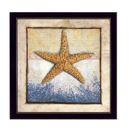 Starfish Black Framed Print Wall Art HomeRoots
