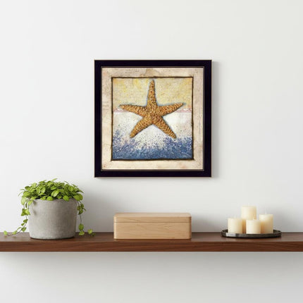 Starfish Black Framed Print Wall Art HomeRoots