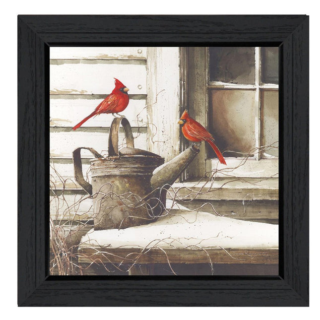 Waiting For Spring Black Framed Print Wall Art HomeRoots
