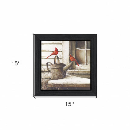 Waiting For Spring Black Framed Print Wall Art HomeRoots