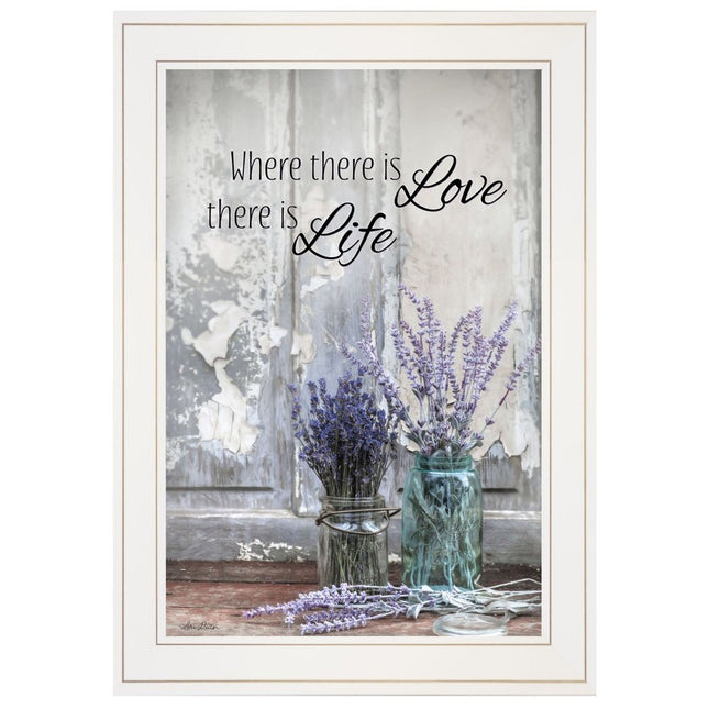 Where There is Love 2 White Framed Print Wall Art HomeRoots