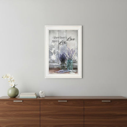 Where There is Love 2 White Framed Print Wall Art HomeRoots