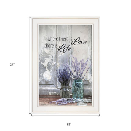 Where There is Love 2 White Framed Print Wall Art HomeRoots