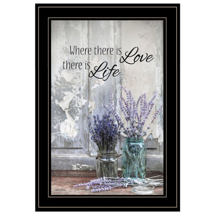 Where There is Love 3 Black Framed Print Wall Art HomeRoots