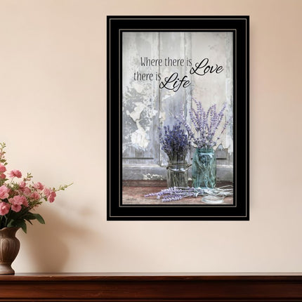Where There is Love 3 Black Framed Print Wall Art HomeRoots